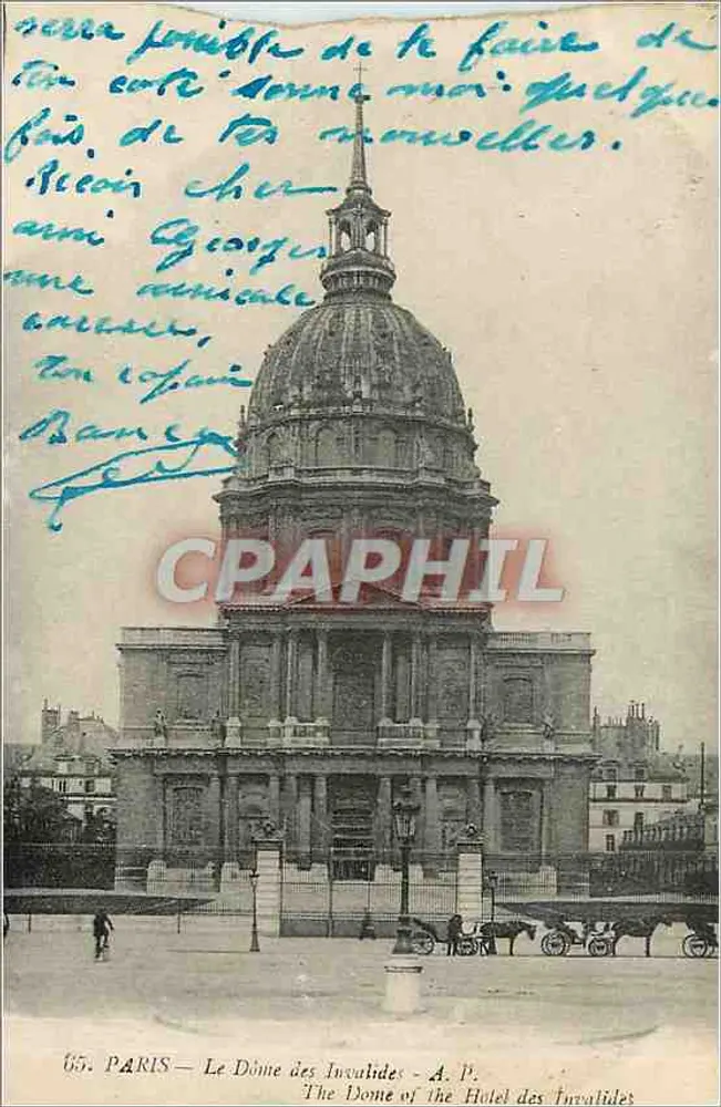 PARIS — O Domo dos Invalidos — A. P. - Frente