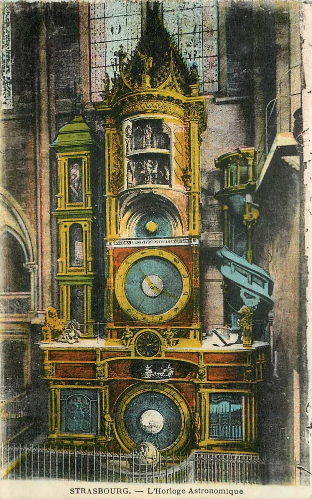 Straasburg — Het astronomische klokje — Felix Luth, uitgever - Voorkant