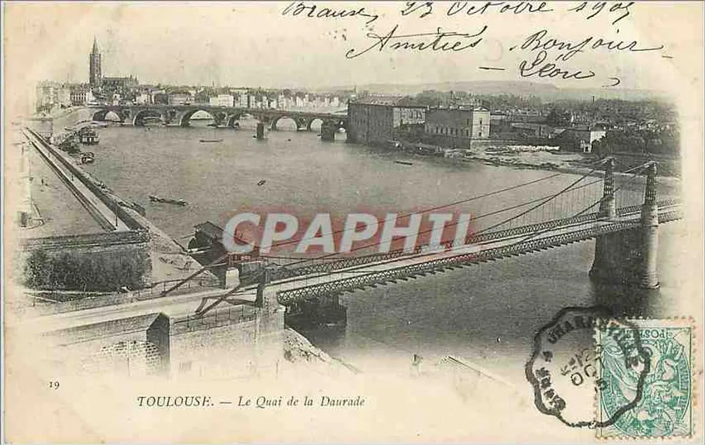 Toulouse — O Quai da Daurade — n°19 - Frente
