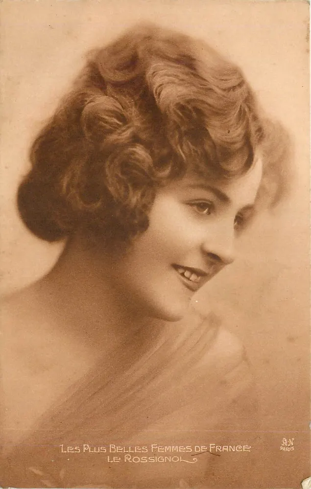 Die Schönsten Frauen Frankreichs — Le Rossignol — AN Paris - Vorderseite