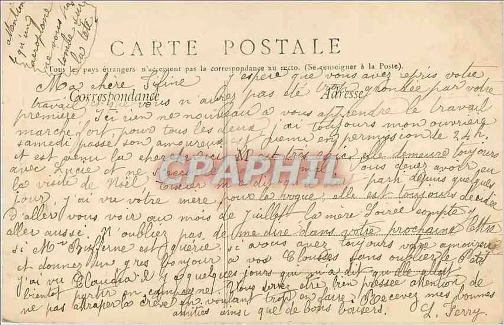 Lyon — Monument de Pétain à Rive Gauche (1870-1871) — éditeur non identifié - Verso