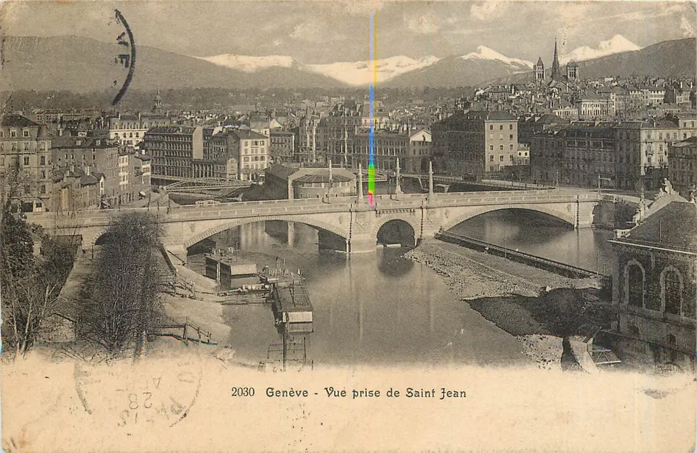 Ginevra - Vista presa da San Giovanni — 2030 - Recto