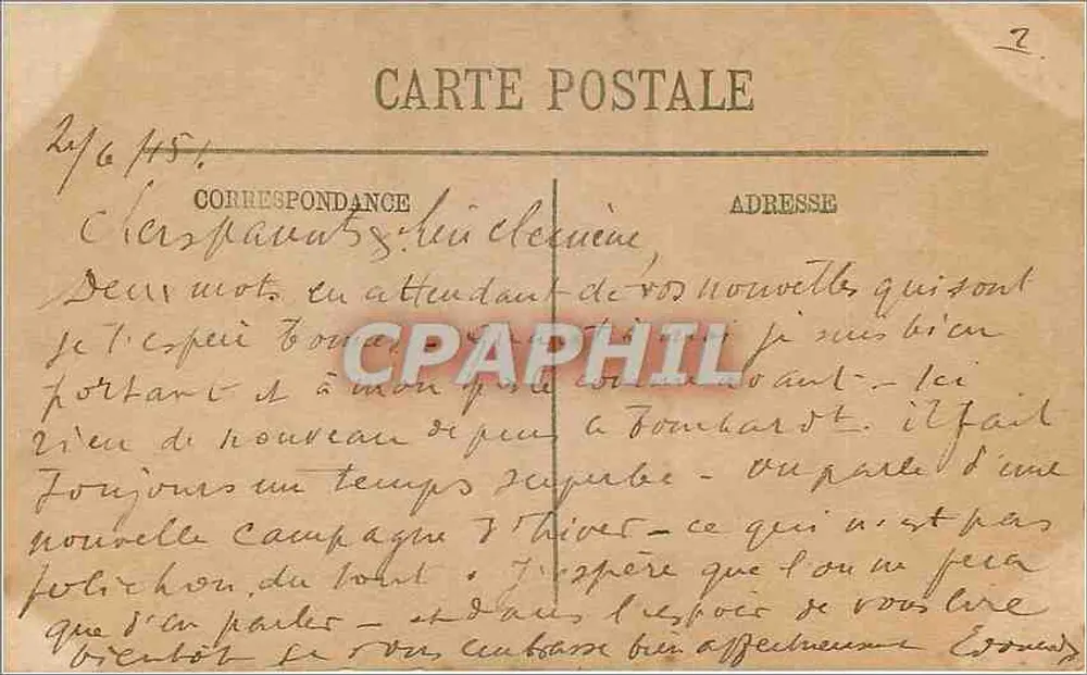 Verdun — Cour de la Mairie — Canons du Siège de 1870 — LL - Rückseite