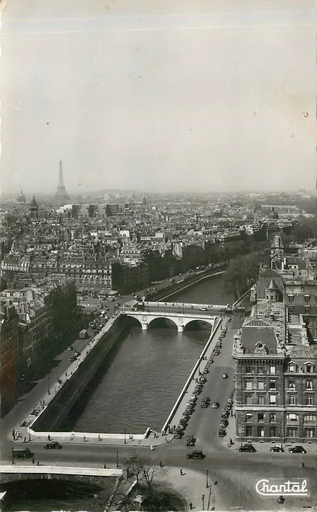 Paris — Panorama visto das Torres de Notre-Dame — Chantal - Frente