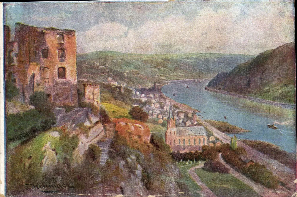 Ruine di Schönburg — Oberwesel — n° 8 - Recto