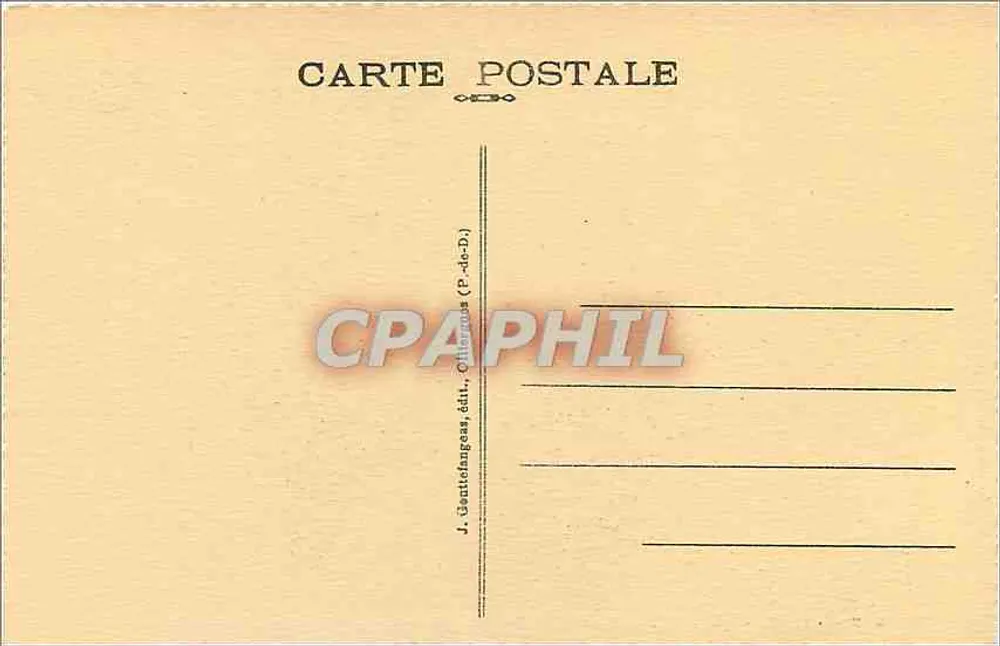 Royat — Route de la Vallée — L'Église Fortifiée (XIe siècle) - Verso