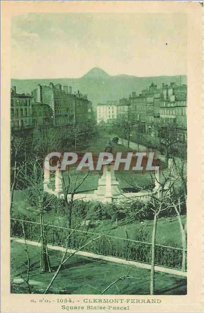 Clermont-Ferrand — Plac Blaise-Pascal — G. D'O. - 1054 - Awers