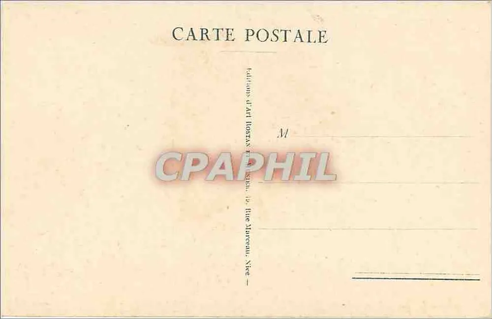 Ponte San-Luigi - Italien Grenzpunkt — Grimaldi-Ventimiglia — Éditions d'Art Hébraïque, Nice - Rückseite