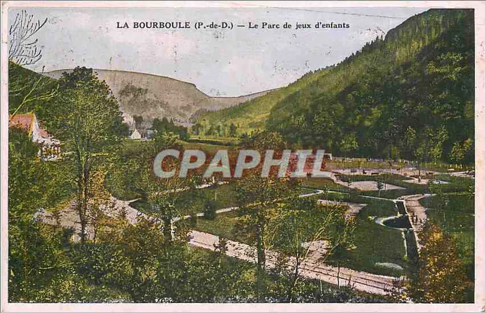 La Bourboule (P.-de-D.) — O Parque de Diversões para Crianças - Frente