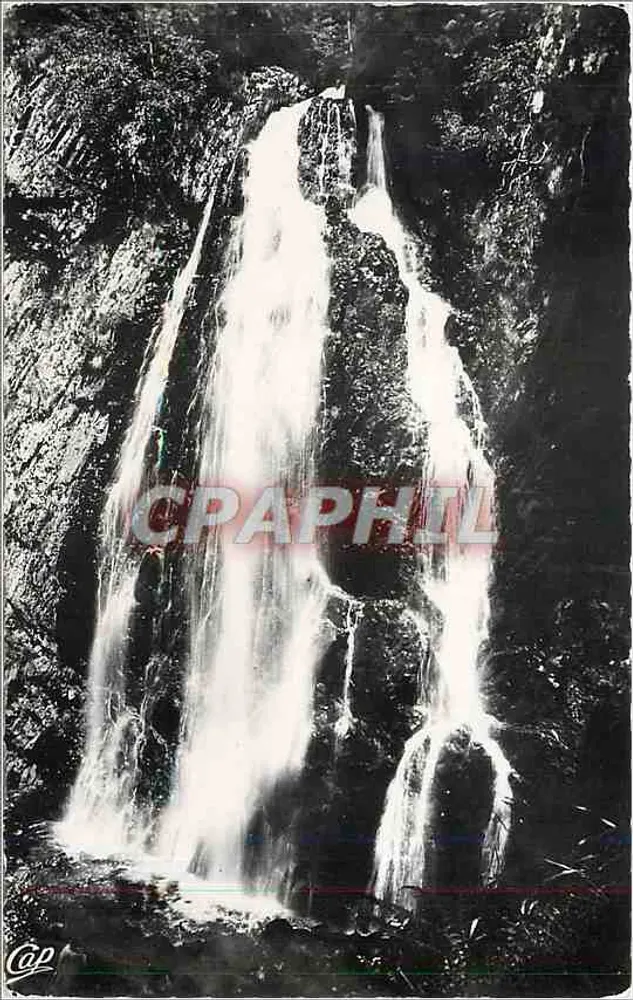 Cachoeira de Aueureilh — O Mont-Dore — editada pela Cie des Arts Photomécaniques, Paris - Frente