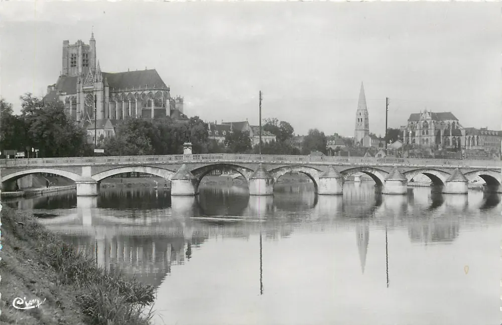 Auxerre (Yonne) — Most Paul Bert — Fotografia Paul Bert - Awers