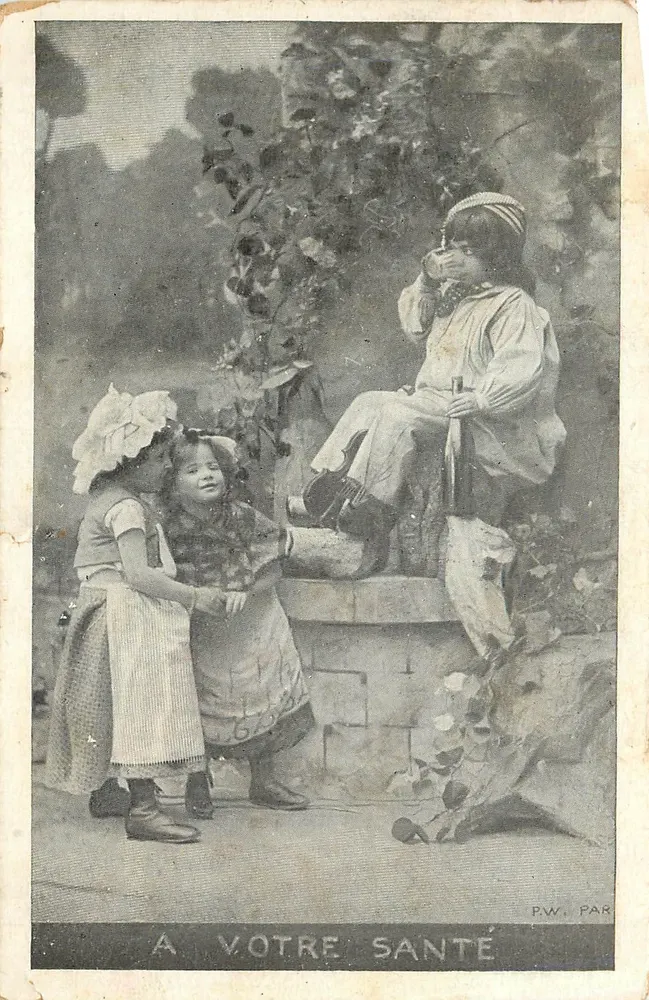 Children in a Garden — A VOTRE SANTÉ — P.W. PAR - Front
