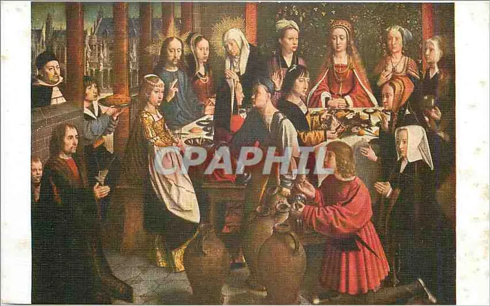 As núpcias de Cana — Gérard David — Museu do Louvre, série 5864 - Frente