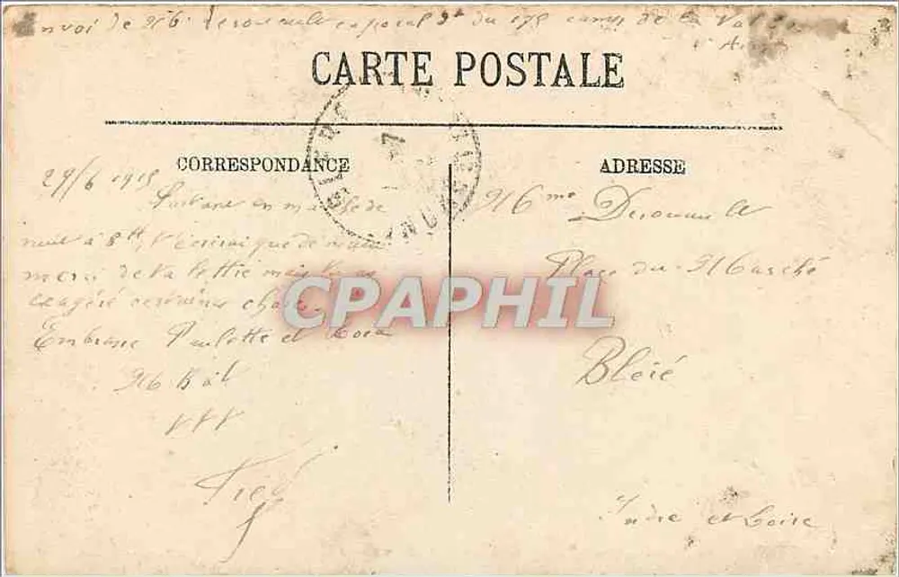 LYON — La Saône — Vue générale de Vaise et de Serin — Sélectia, n° 840 - Verso
