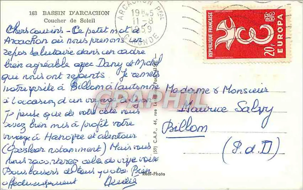 Bassin de Arcachon — Pôr do sol — Cabo - Verso