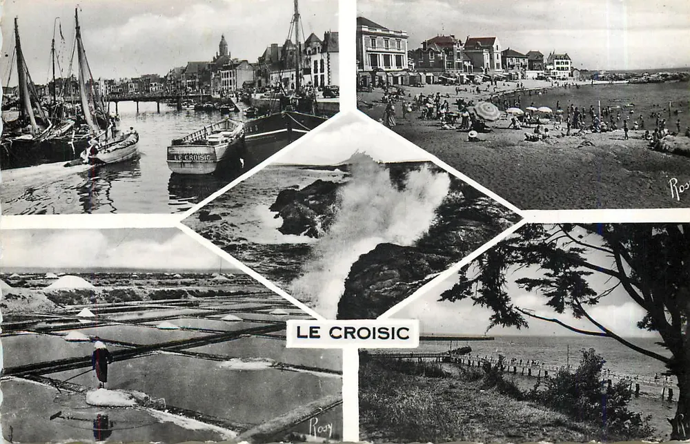 Le Croisic — vista panorâmica — F. Chapeau, Nantes, n°594 - Frente