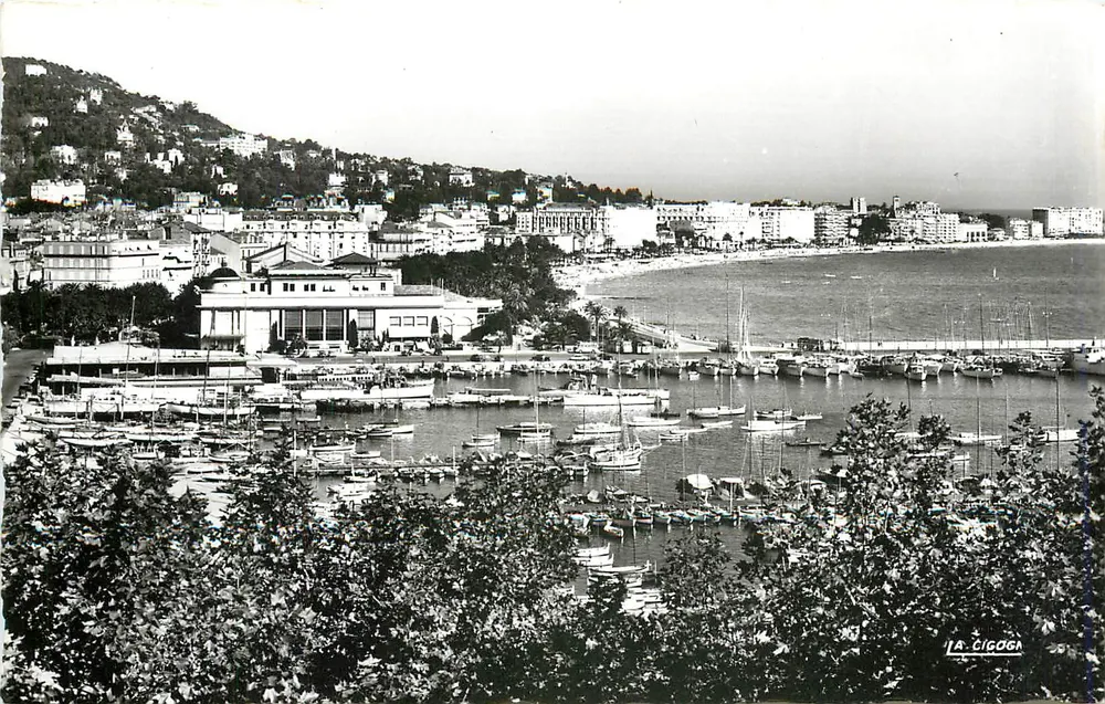 Ansicht des Hafens, der Promenade und der Croisette — Cannes — Editions de Monaco André Leconte - Vorderseite