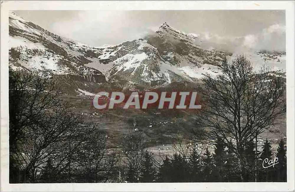 Das Tal und die Aiguille du Platé in Richtung Passy — St-Gervais-les-Bains — Verlag Real-Photo A.P. Strasbourg - Vorderseite