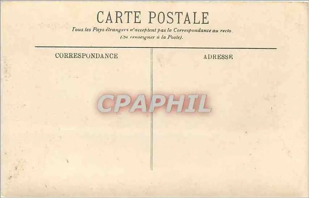 Marselha — Notre-Dame-de-la-Garde — editor desconhecido, n° 207 - Verso