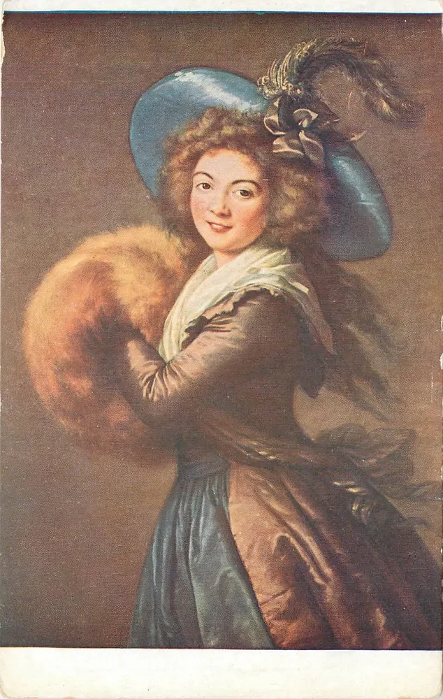 Madame Mole-Raymond — Retrato da Comédie Française — Mme LE BRUN VIGÉE, pinxit. — Musée du Louvre, A.N. Paris, N° 294 - Frente