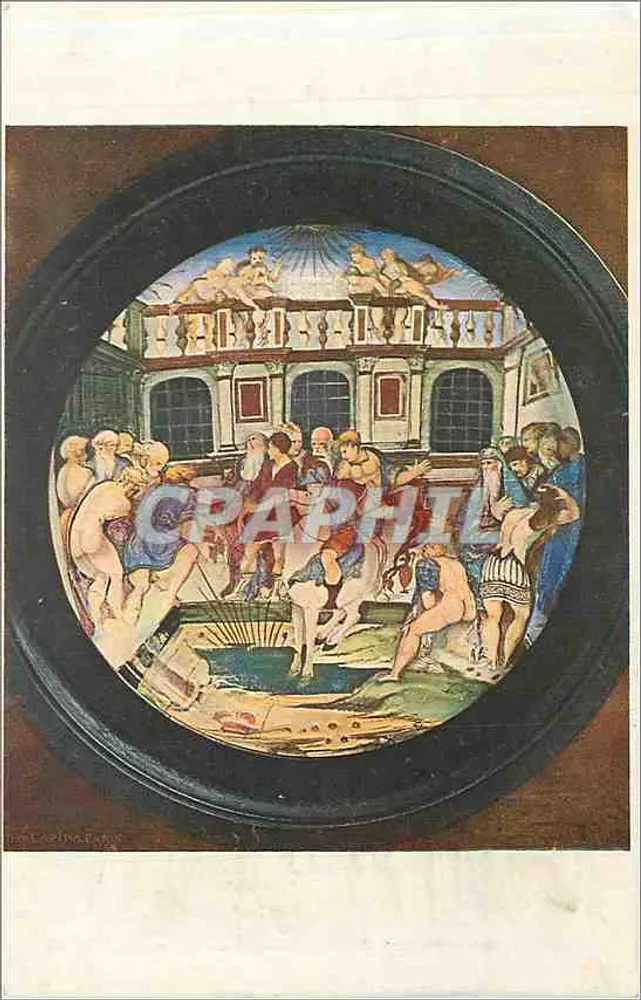 Bagnanti in una vasca — Faience italiana di Gubbio, XVI secolo — Museo di Cluny - Recto