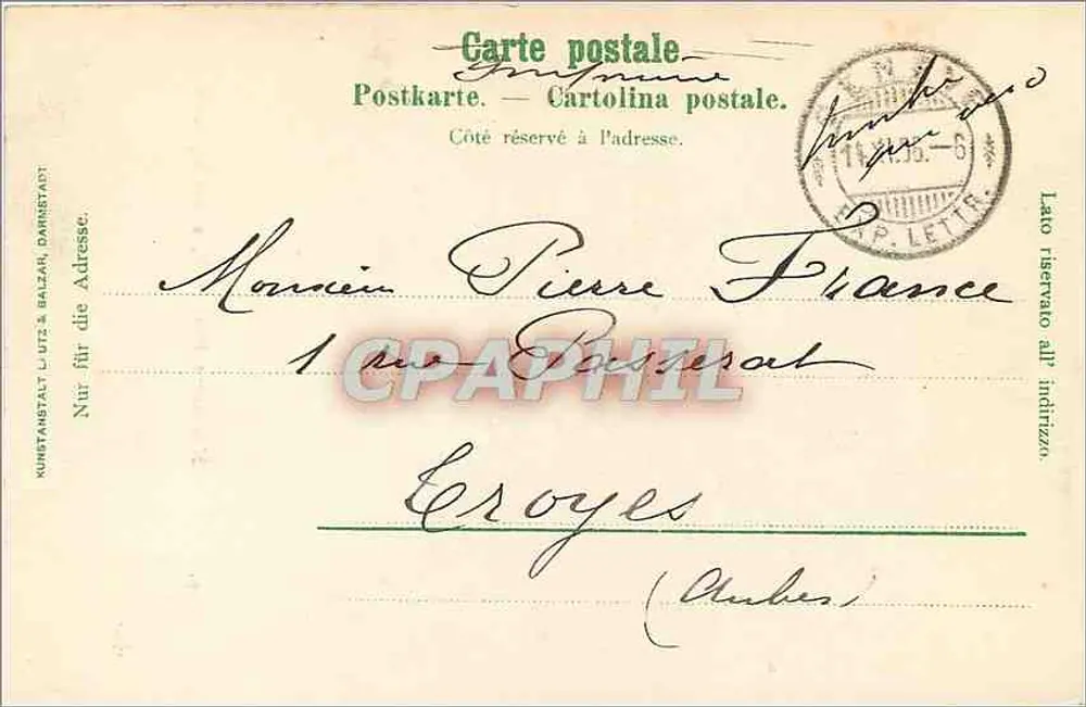 Genebra — Monumento Brunswick, estátua equestre — Helvetia - Verso