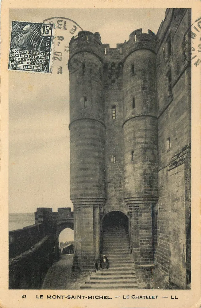 Mont-Saint-Michel — O Châtelet — LL — n°43 - Frente