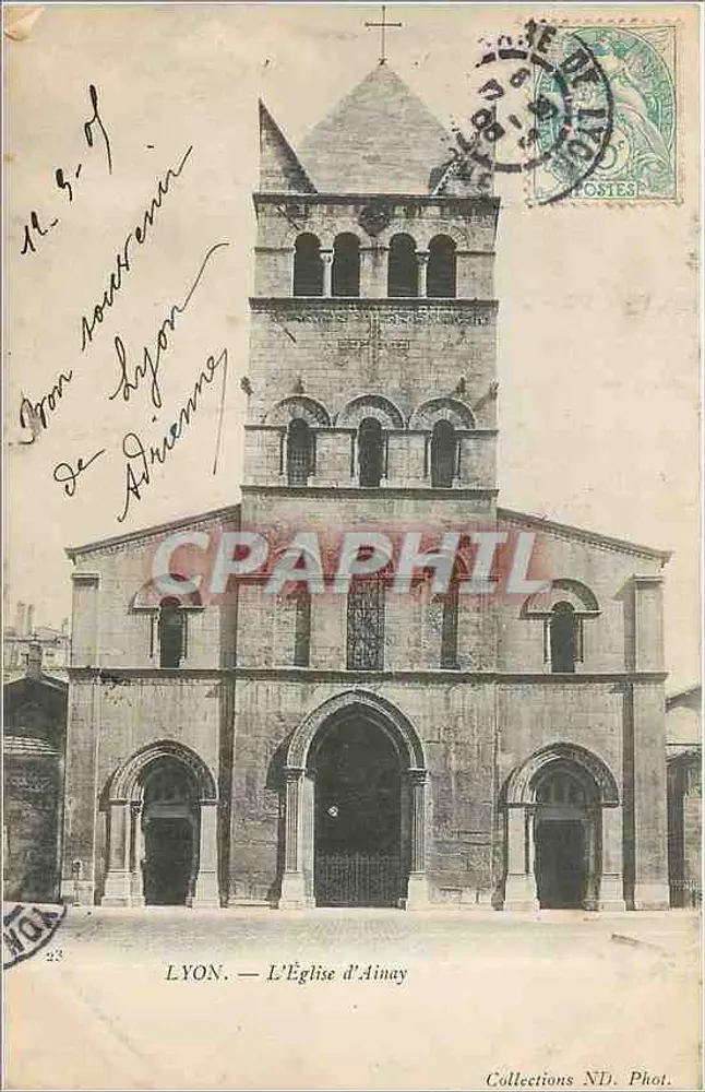 LYON — De Kerk van Ainay — Collecties ND. Fot. - Voorkant