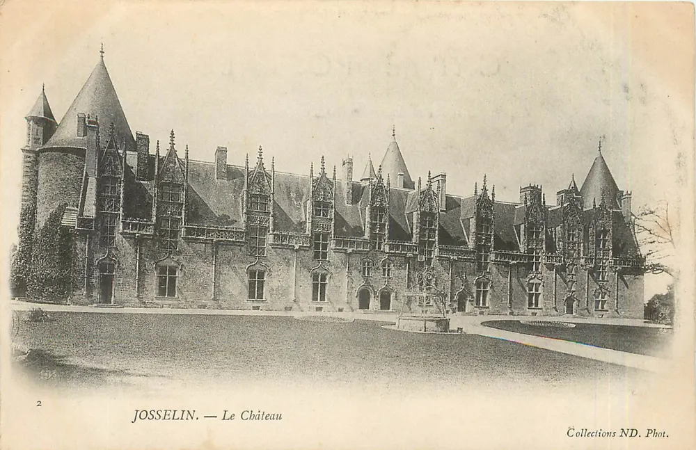 Josselin — O Castelo — Coleções ND. Fot. n°2 - Frente