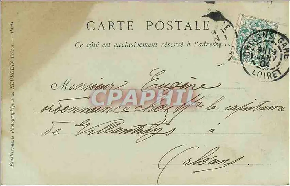 Orléans — Saal der Trauungen im Rathaus — Collections ND Phot - Rückseite