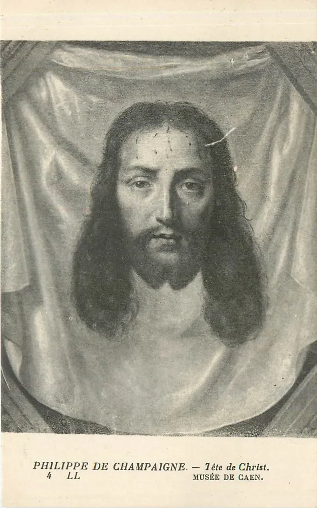 Cabeça de Cristo — Philippe de Champaigne — Museu de Caen - Frente