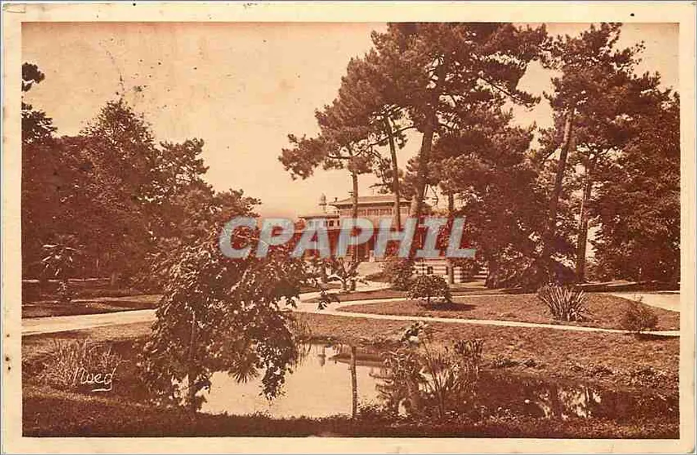 Arcachon — Mauresque Casino in Winter Town — Heliogravure von Marcel Delboy, n°13 - Vorderseite