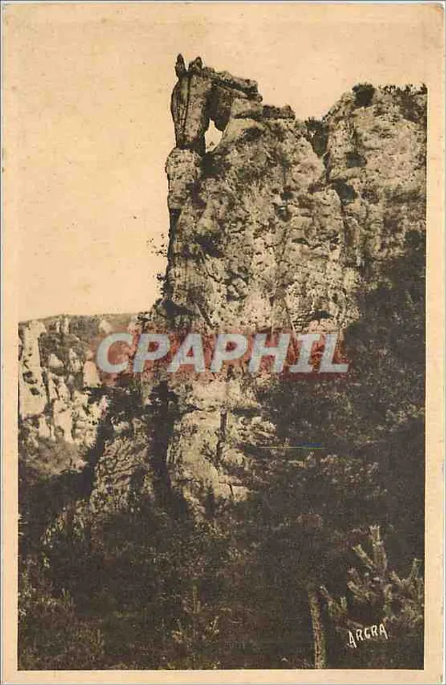 O cavalo que come sua aveia — Gorges do Tarn — Les Arts Graphiques - Toulouse - Frente