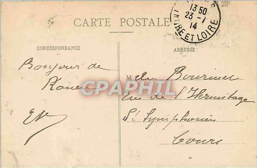 Rouen - Visão geral — C.V. 422 — editor C.V. - Verso