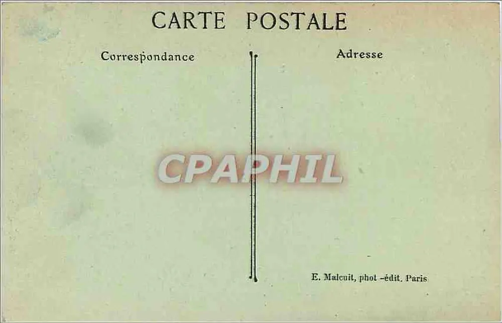 Abtei Port-Royal (S.-et-O.) — Fontäne der Mutter Angélique — E.M. - Rückseite