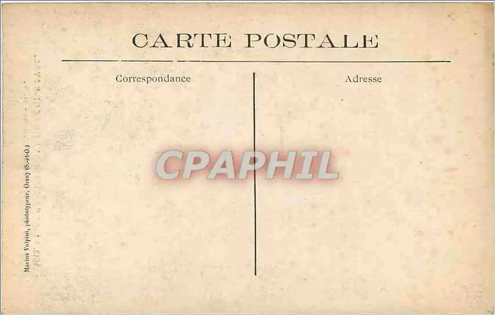 Ruinen der Abtei Port-Royal — Der Friedhof der Nonnen — M. V. - Rückseite