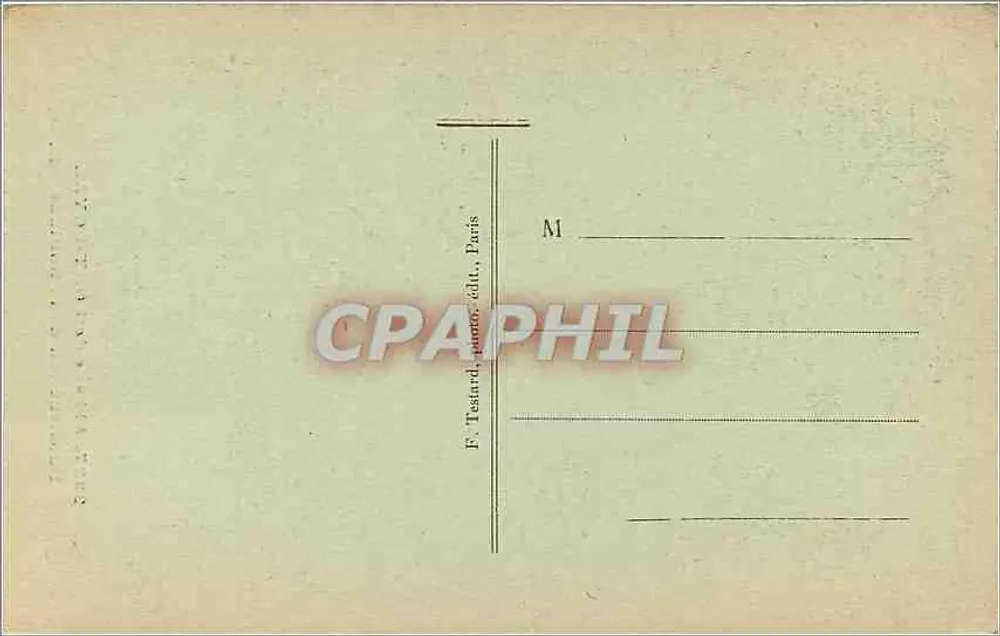 Abadia de Port-Royal — Substrutura da Solitude — E.M. n°2327 - Verso