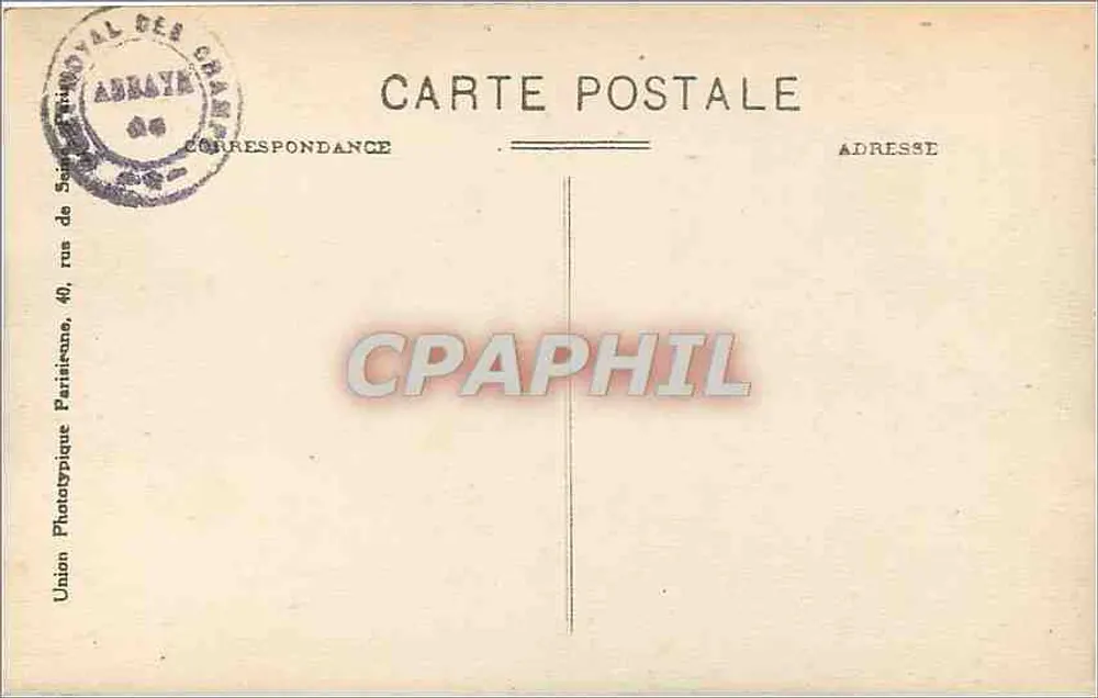 Abbaye de Port-Royal (S.-et-O.) — Le Pigeonnier — Union Phototypique de l'Abbaye de Port-Royal - Verso