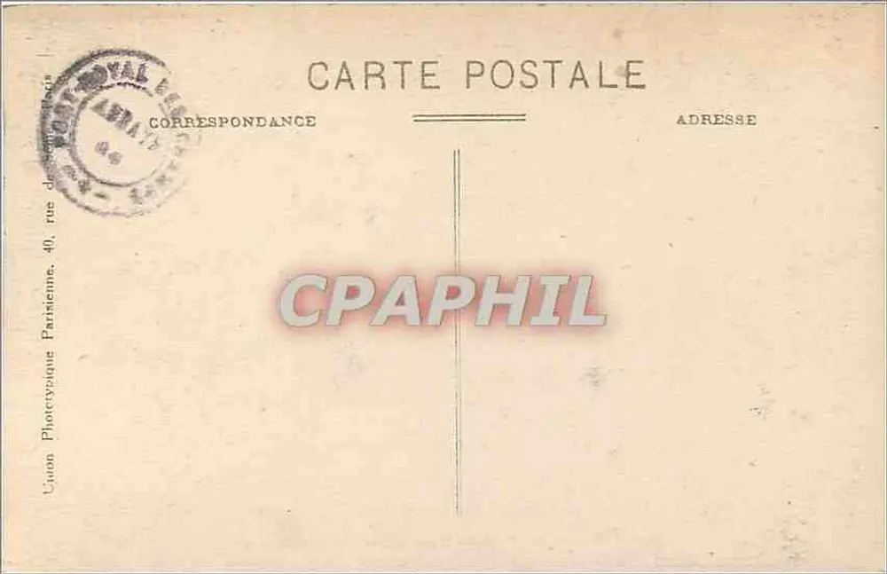 Abtei Port-Royal (S.-et-O.) — Wunder der Neun Tage — Union Photocynique Parisienne - Rückseite