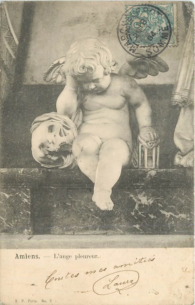 Amiens — O Anjo Chorador — V.P. Paris No. 1 - Frente