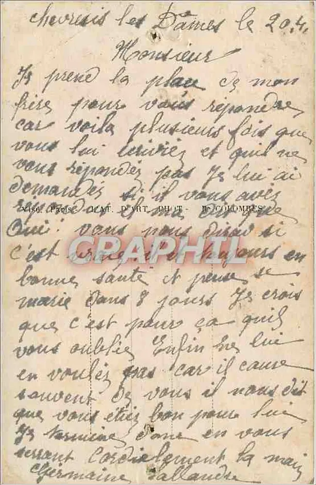Strasbourg-Metz — scène patriotique avec soldat et deux femmes — éditeur FURIA, n° 2225 - Verso