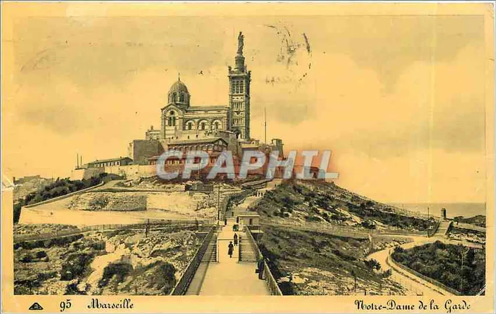 Marselha — Nossa Senhora da Guarda — editor desconhecido, n° 95 - Frente
