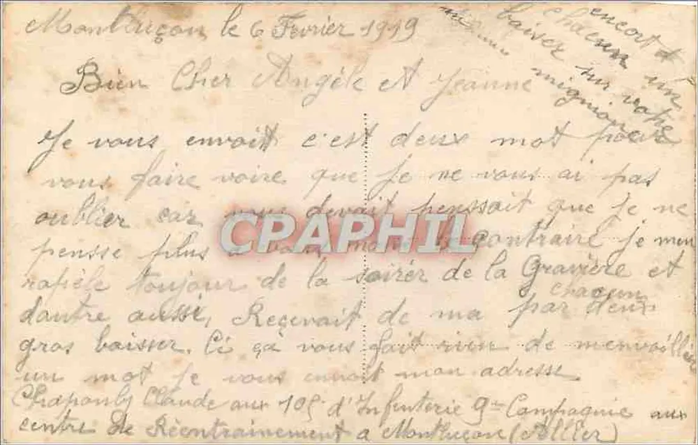 Proposta de casamento — cena de jardim — LUZ Paris 8008 - Verso