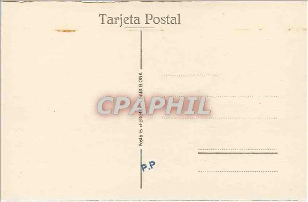 Barcelona - Plaza de Toros Monumental — editor Postales Fergu, n° 55 - Verso