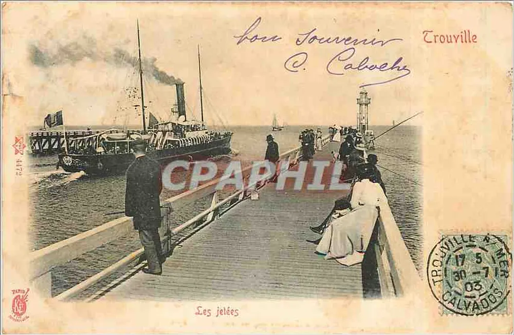As jeldées — Trouville — editor PARD - Frente
