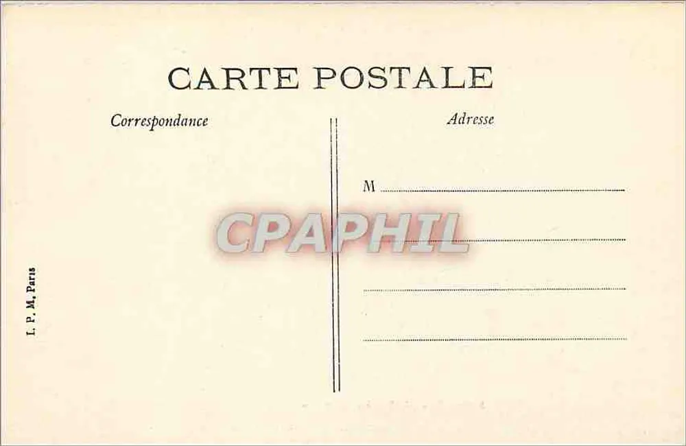 Bruges — Kanaal zonder kade — Uitgave Cornand, Rue Sud du Sablon - Achterkant