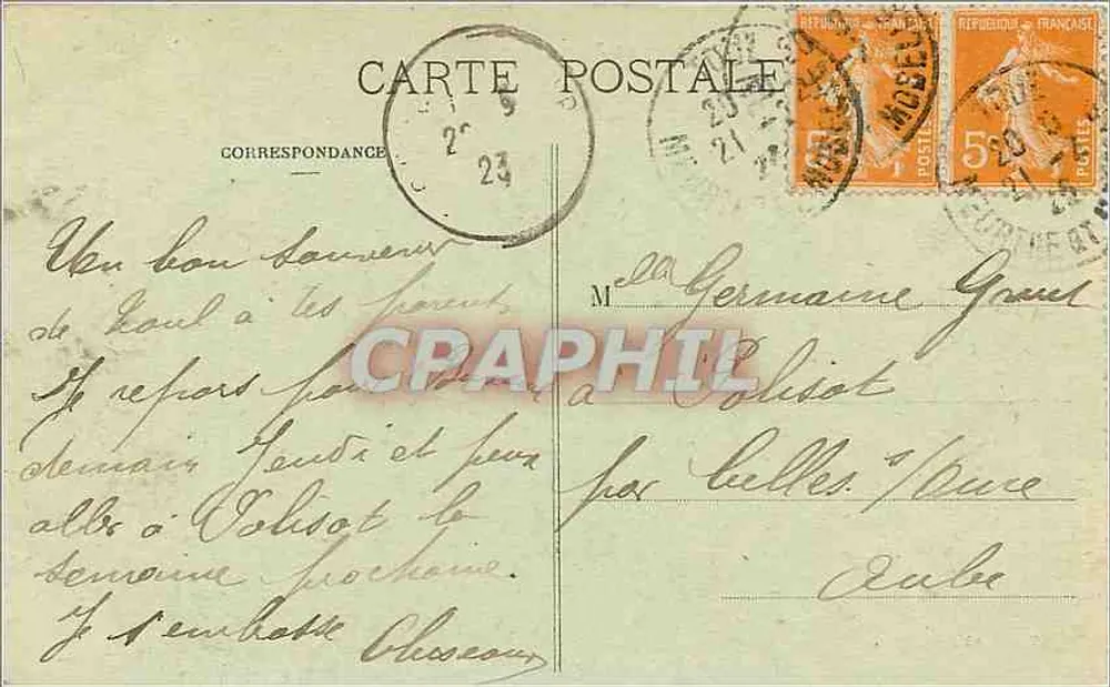 Toul - O Claustro de Saint-Gengoult — Edição C. Pique - Verso