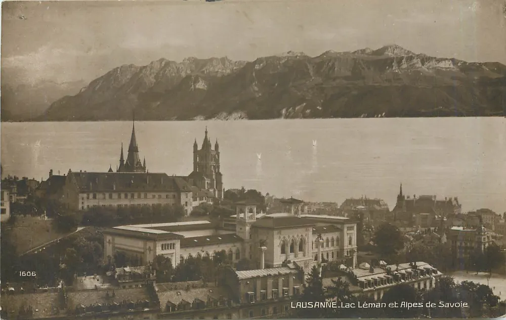Lausanne — See Léman und Alpen der Savoyen — Éditions A. & David, Lausanne, n° 1606 - Vorderseite