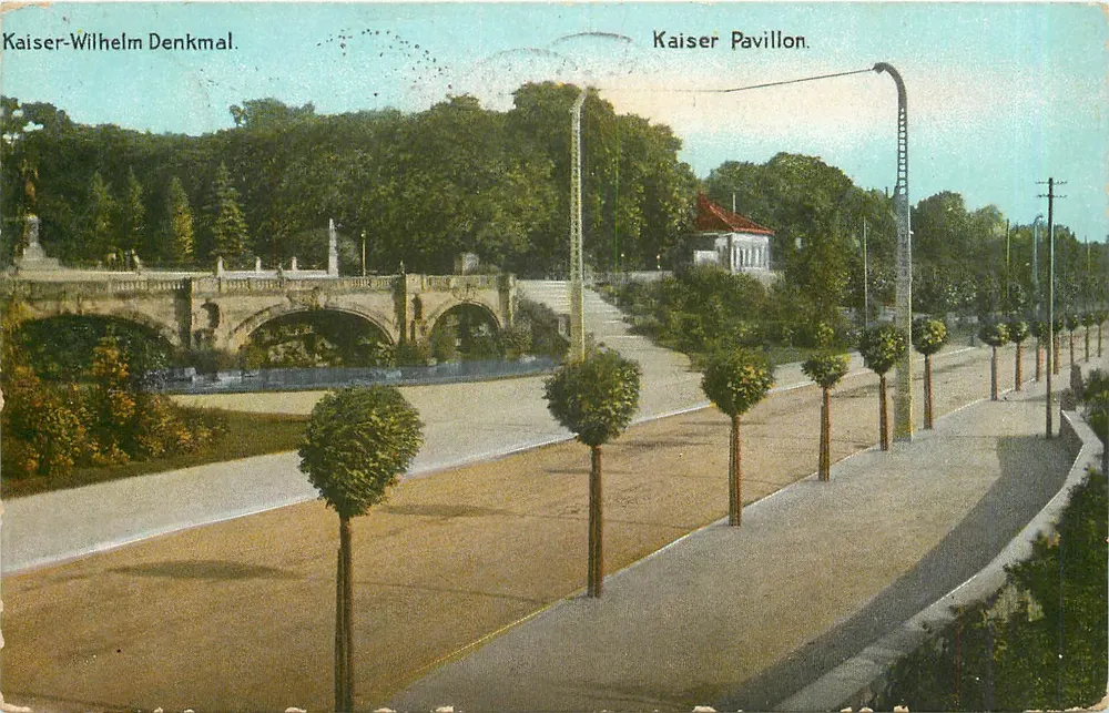 Monumento Kaiser-Wilhelm — Pavilhão Kaiser — editor não identificado, número de série não visível - Frente