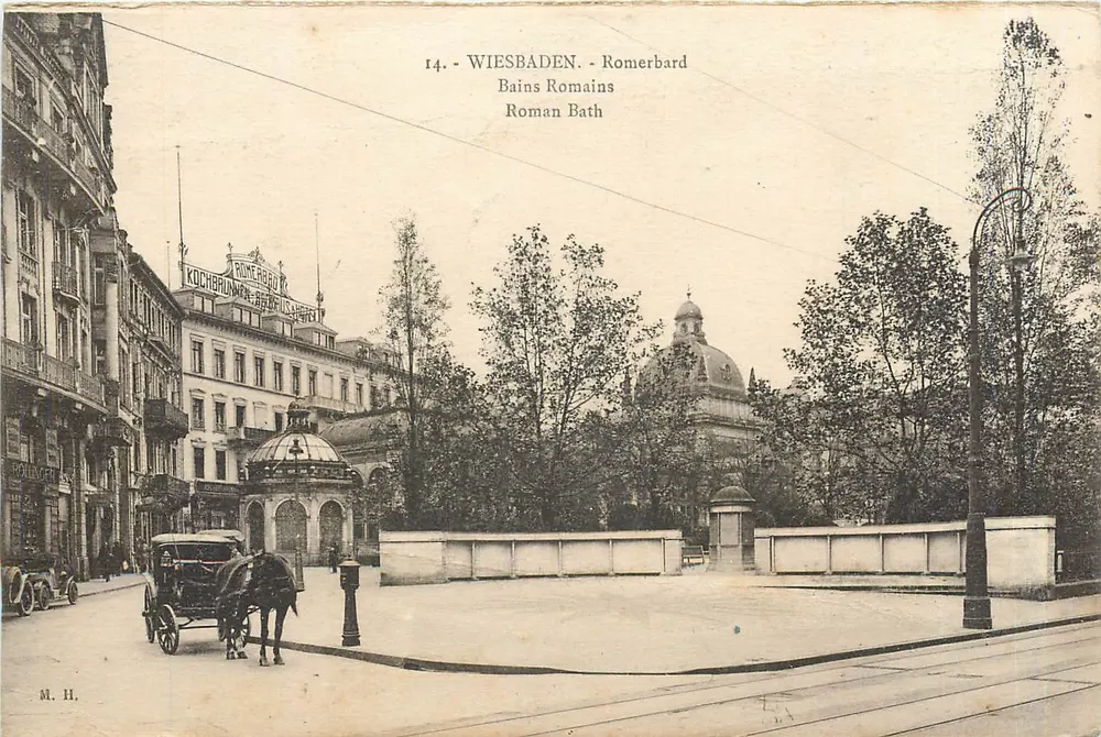 Wiesbaden - Romerbad - Banhos Romanos — M. H. editor, n° 14 - Frente